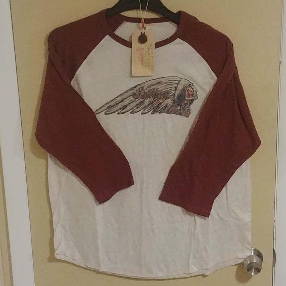 Lucky Brand Indian 3/4 sleeve t-shirt